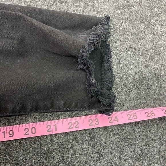 Levis Premium High Rise Straight Crop Jeans Black 26 - Picture 10 of 10